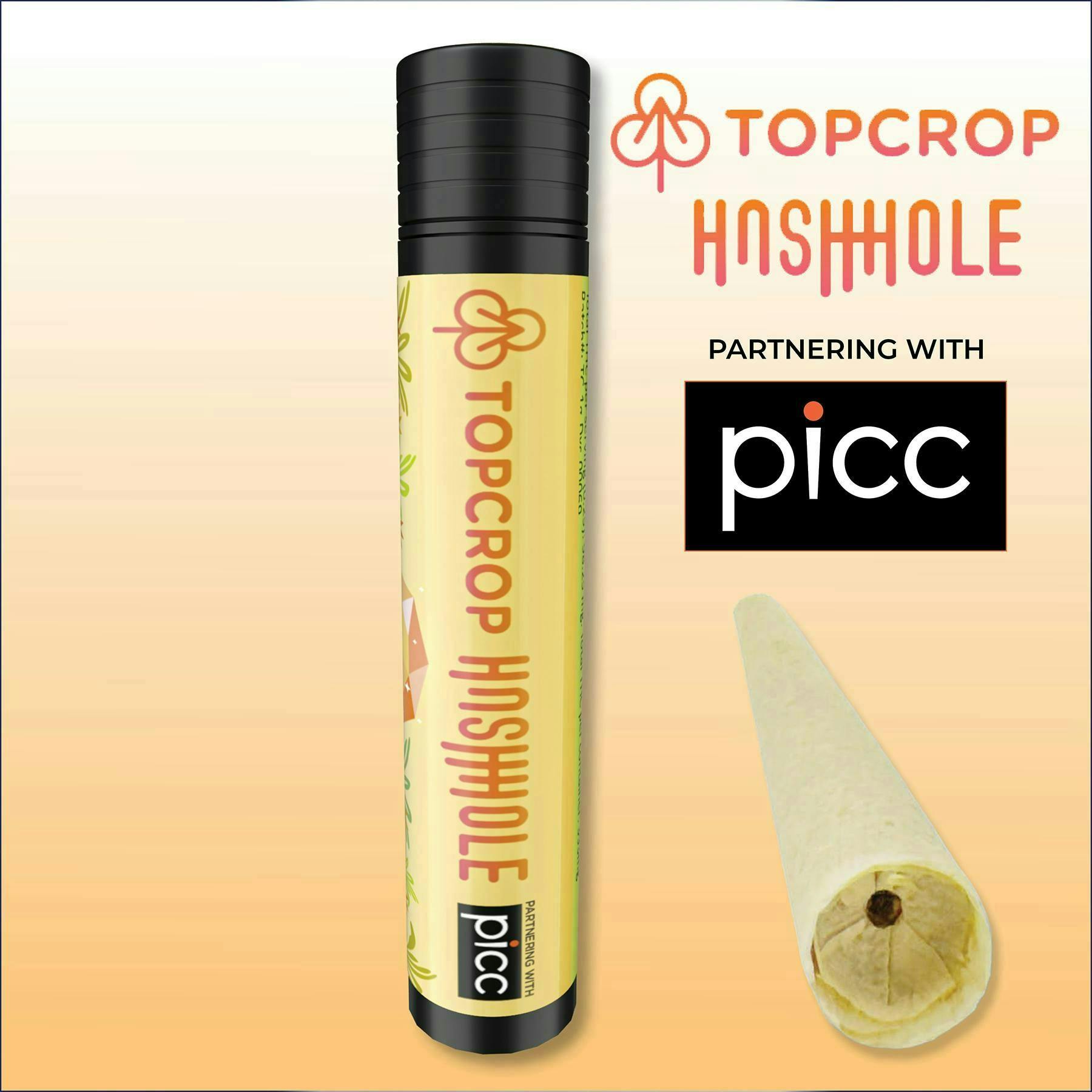 Top Crop-Hash Hole | Infused Pre-roll | Dessert Lime x Solar Citrus | 1g