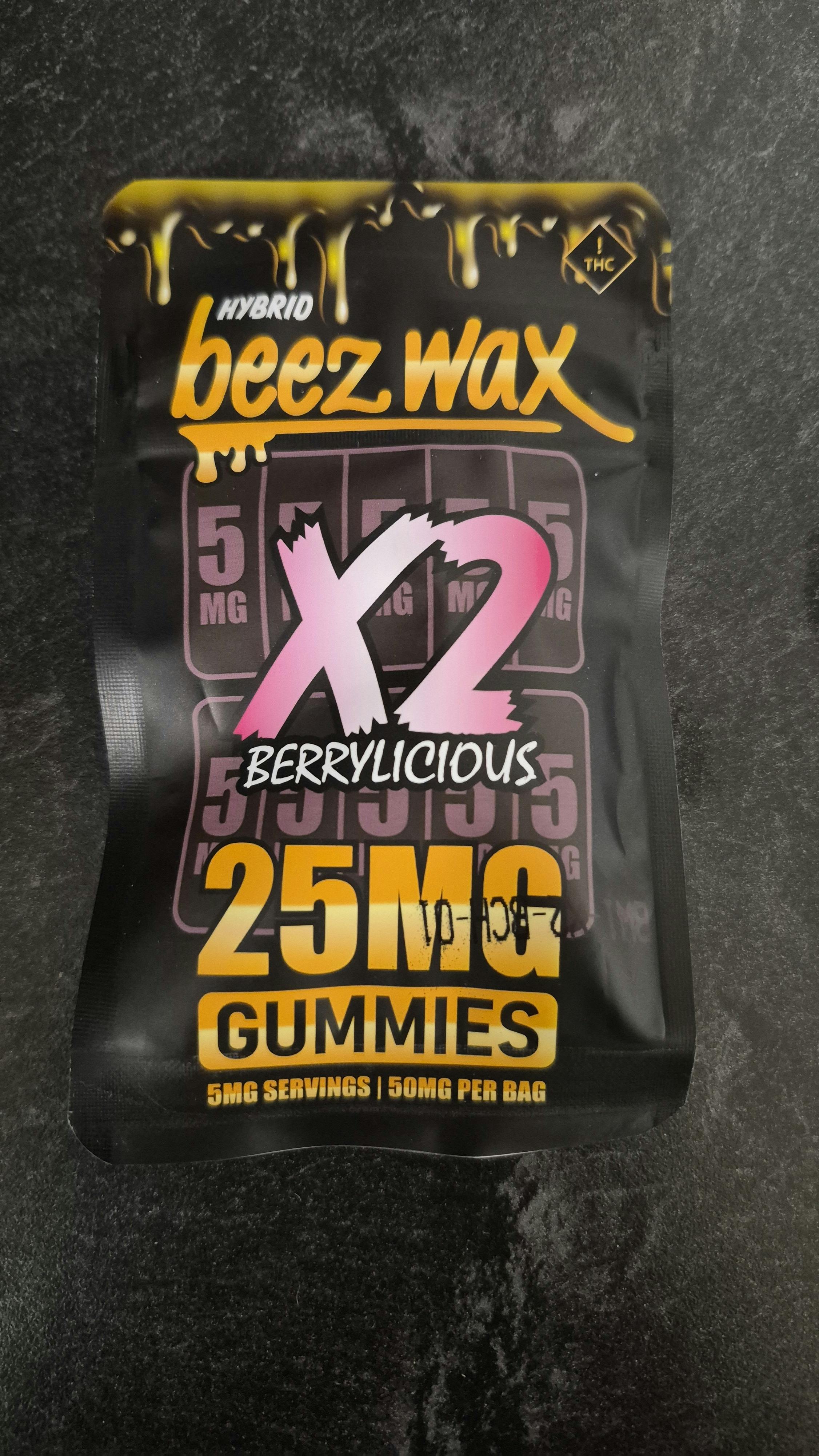 X2 Beezwax Berrylicious Gummies | Hybrid at The Cannabis Co.