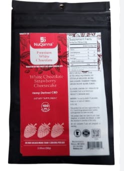 Premium White Chocolate Strawberry Chessecake Bar