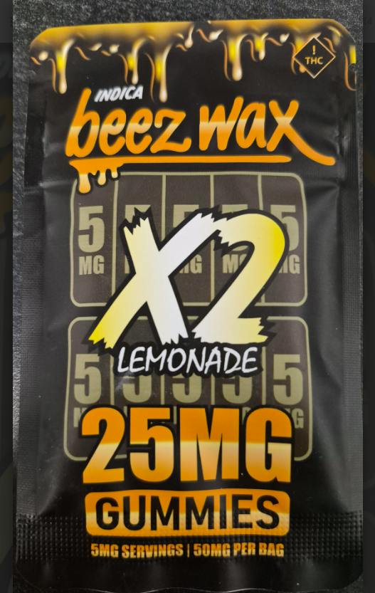 X2 Beezwax Lemonade Gummies | Indica at The Cannabis Co.