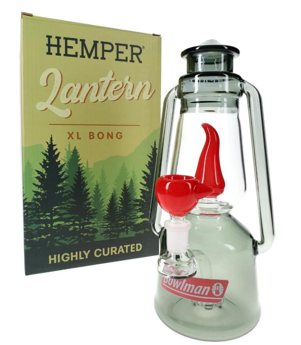 10" Hemper Bowlman Lantern XL Glass Bong -WP3360