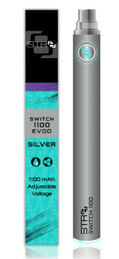 STR8 Revolve 510 Thread 650 mAh Evod Batteries - Various Colors at The Cannabis Co.