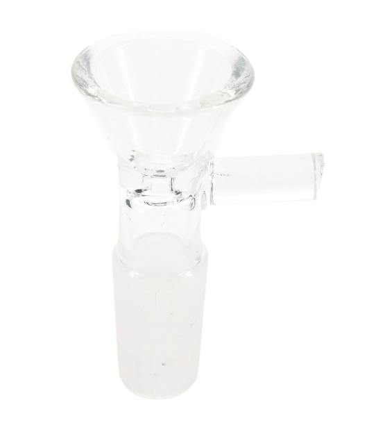 14.5 mm Male Clear Glass-on-Glass Bowl