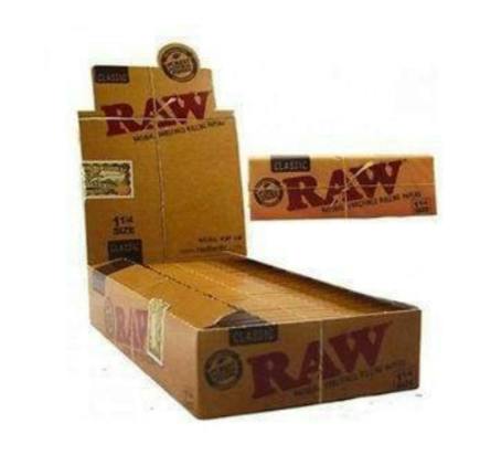 RAW Natural Classic 1 1/4 Size Rolling Papers at The Cannabis Co.