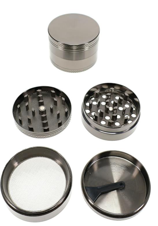 2" 4-Part Zinc Alloy Metal Grinder