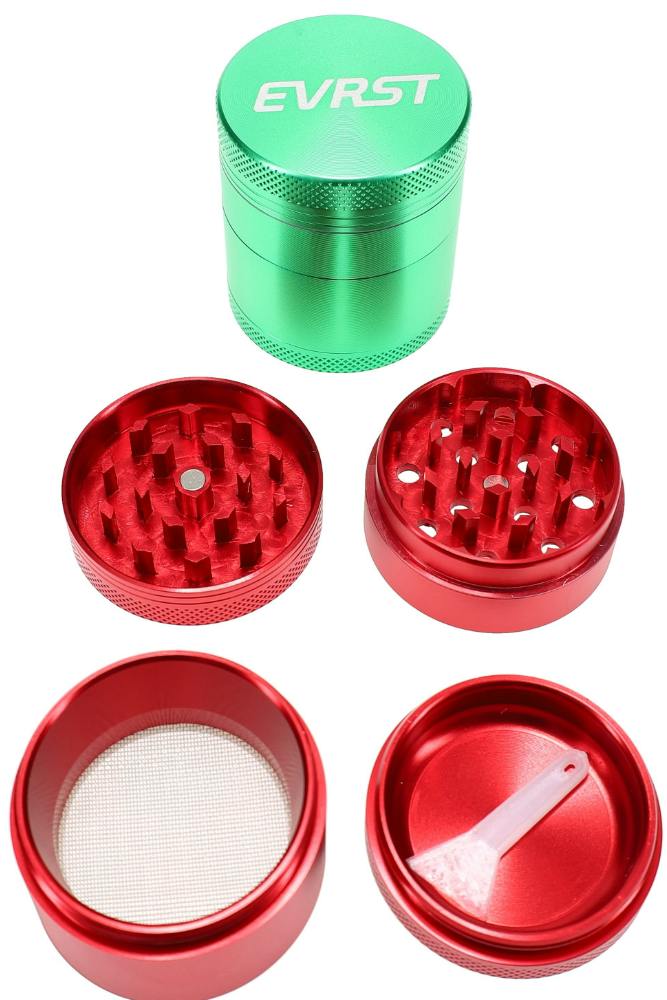 1.5–2.5" Colorful EVRST 4-Part Aluminum Metal Grinder