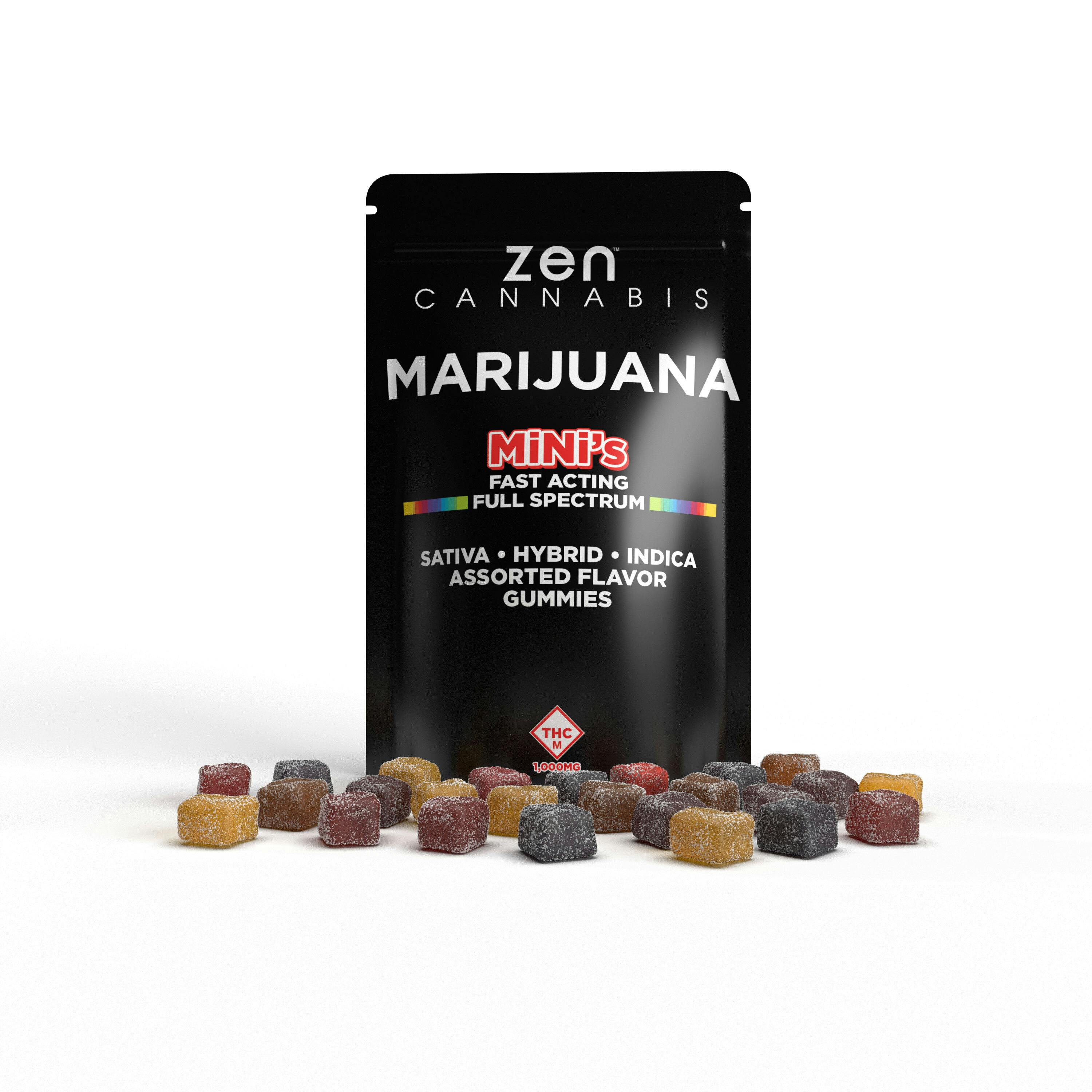 Zen | Gummies | Assorted Minis 1000mg