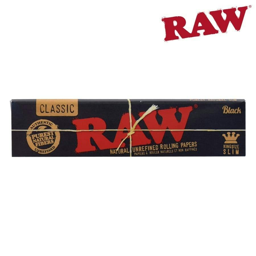 RAW - Black King Size Rolling Papers
