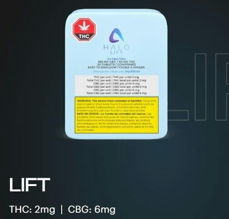 Aspire - Halo Lift 3:1 CBG/THC 30 caps