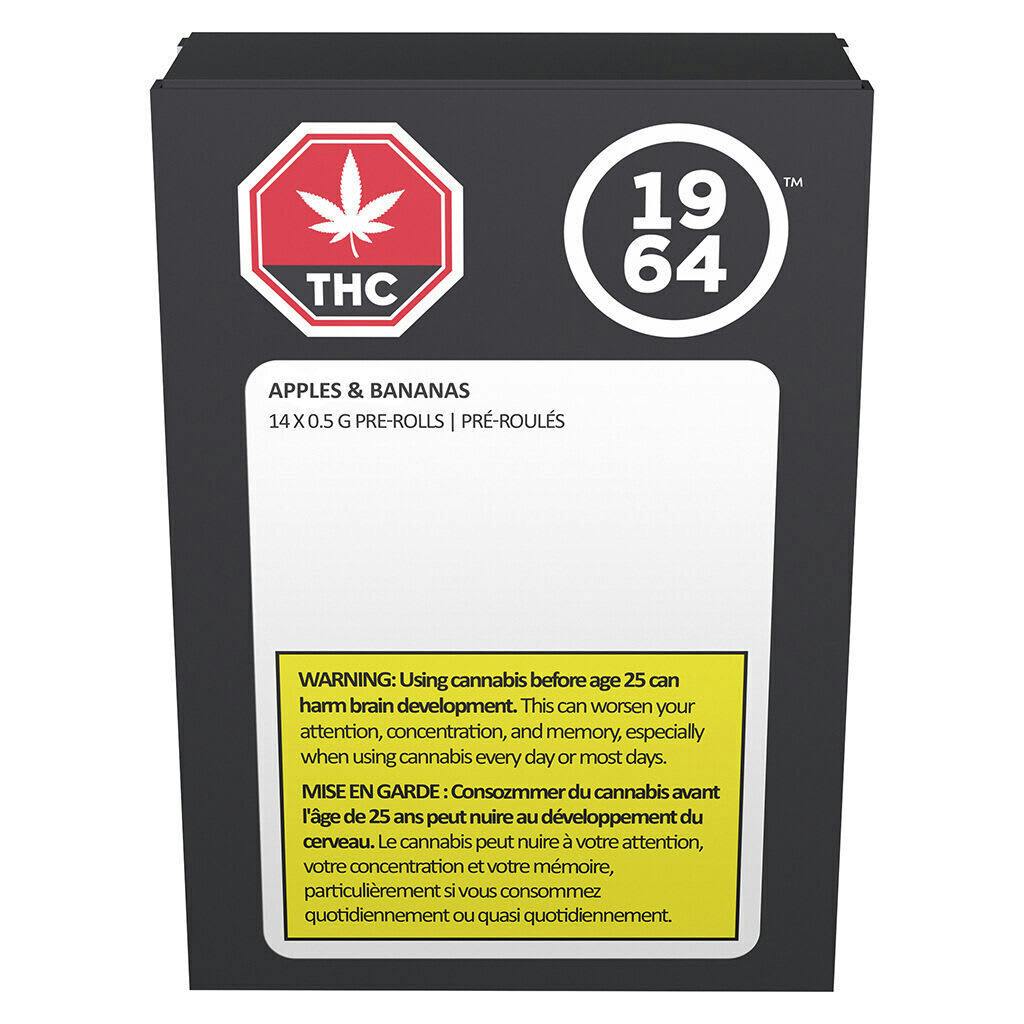 1964 - Apples & Bananas Pre-Rolls 14x0.5g