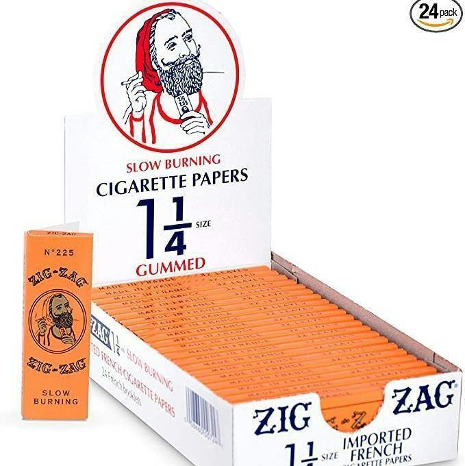Zig Zag Papers | 1 1/4" Size | Orange