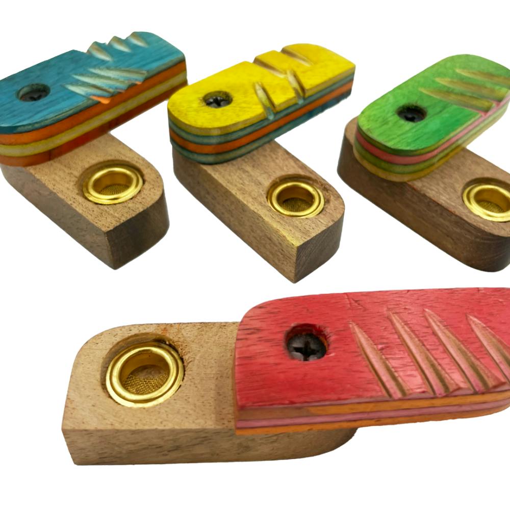 Wooden Monkey Pipe