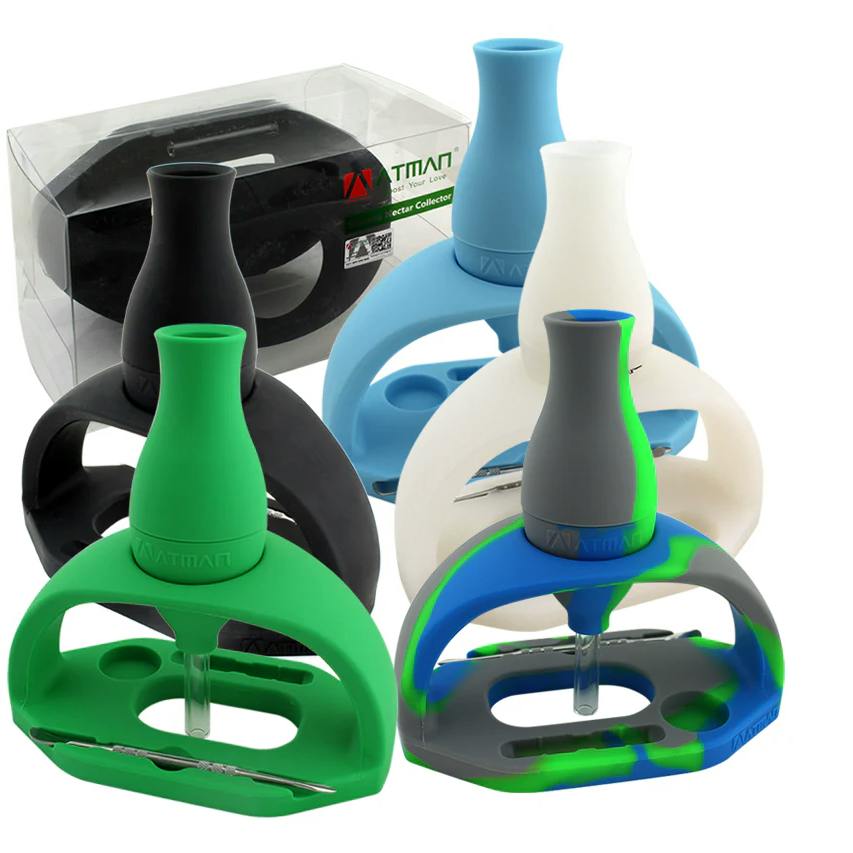 Atman 6 Silicone Nectar Collector Kit Black