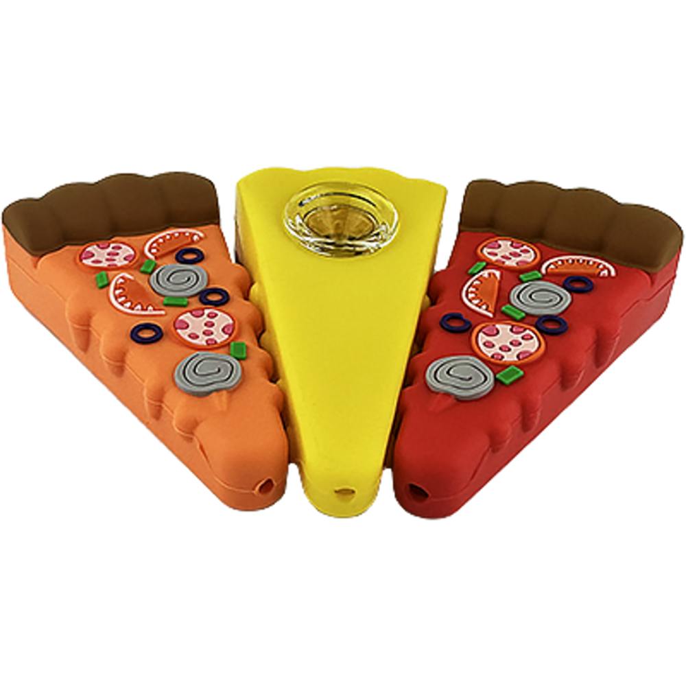 4" Silicone Supreme Pizza Slice Pipe