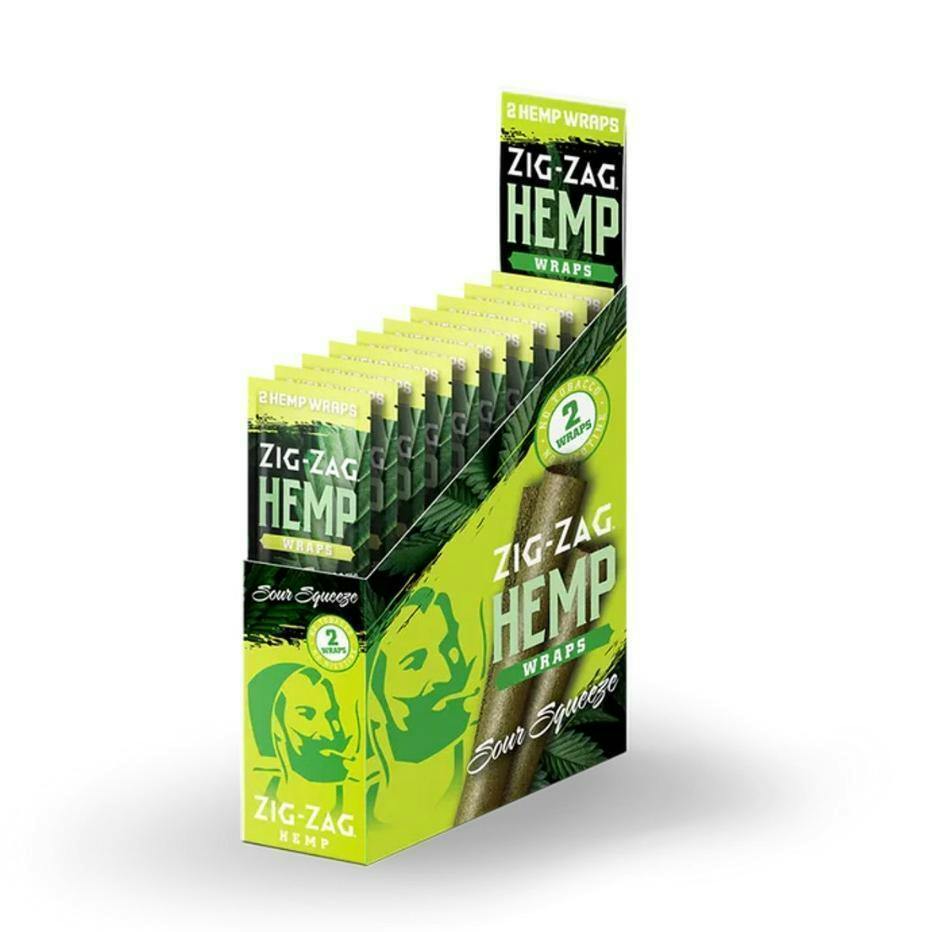 Zig Zag Hemp Wrap | Sour Squeeze | 2ct