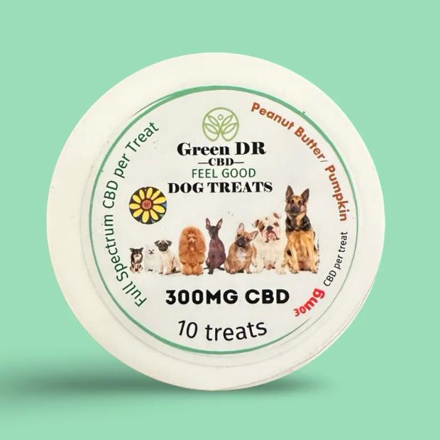 Green Dr | CBD Dog Treats Peanut Butter | Large | 10ct