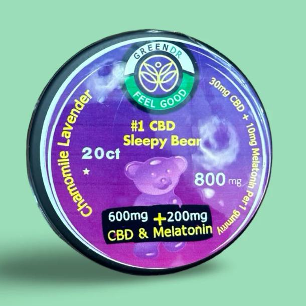 Green Dr | Sleepy Bear CBD Gummies | 20ct