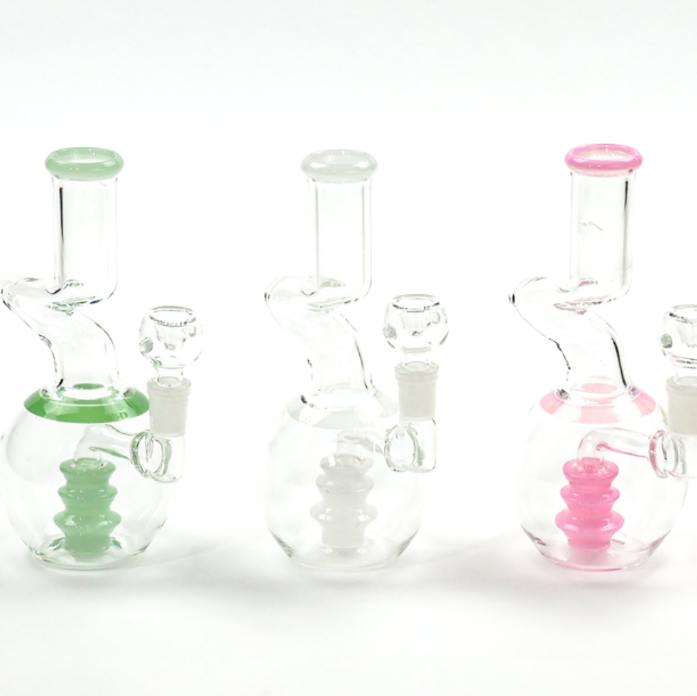 8" Slime Zong Shaped Bong with Flower Bowl