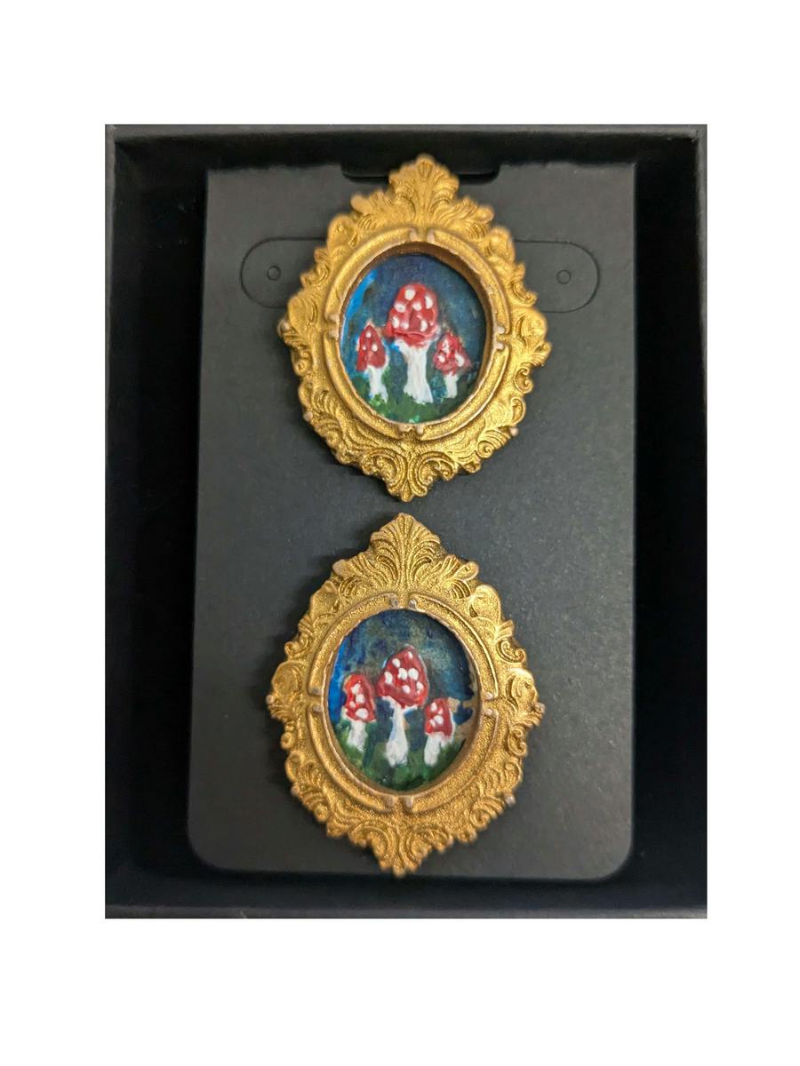 'Painted' Earrings