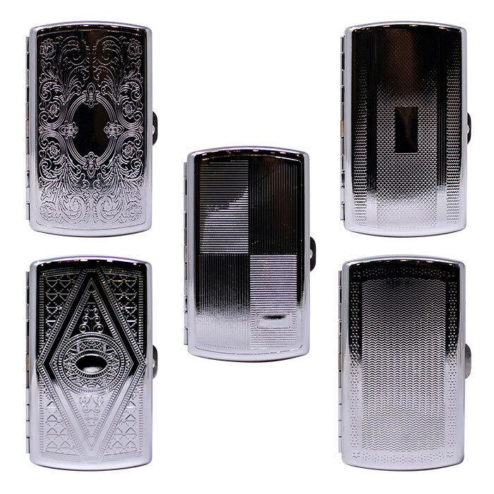 Maple Craft Dube Cases - Embossed Silver