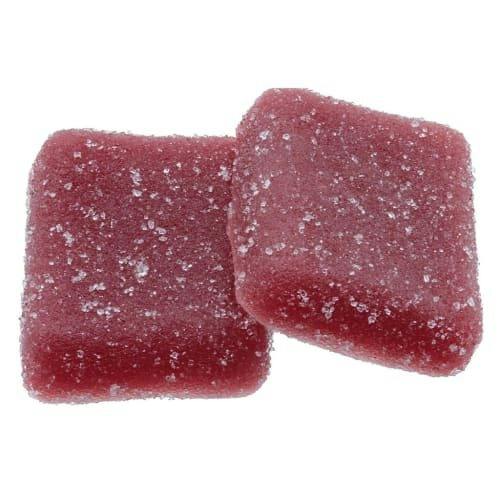 Real Fruit Raspberry THC FREE CBD Vegan 30 x 25mg Soft Chews