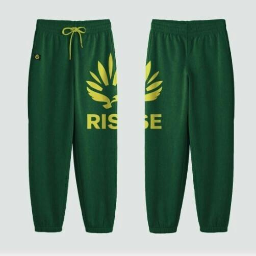 Large Phoenix Tapered Jogger - Leaf Green [2XL] | RISE Merch - Active Pants