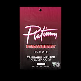 Platinum Vape 200mg Gummies - Strawberry