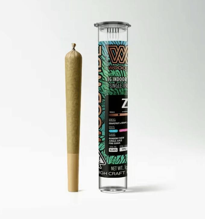 Wood Wide - Sour Tangie 1g Preroll