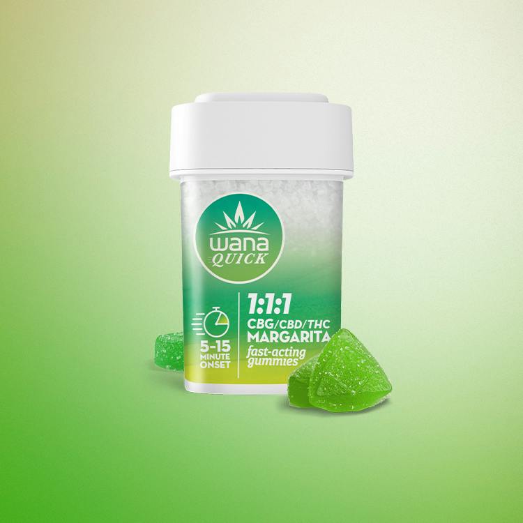 Wana - Margarita Fast-Acting Gummies 1:1:1