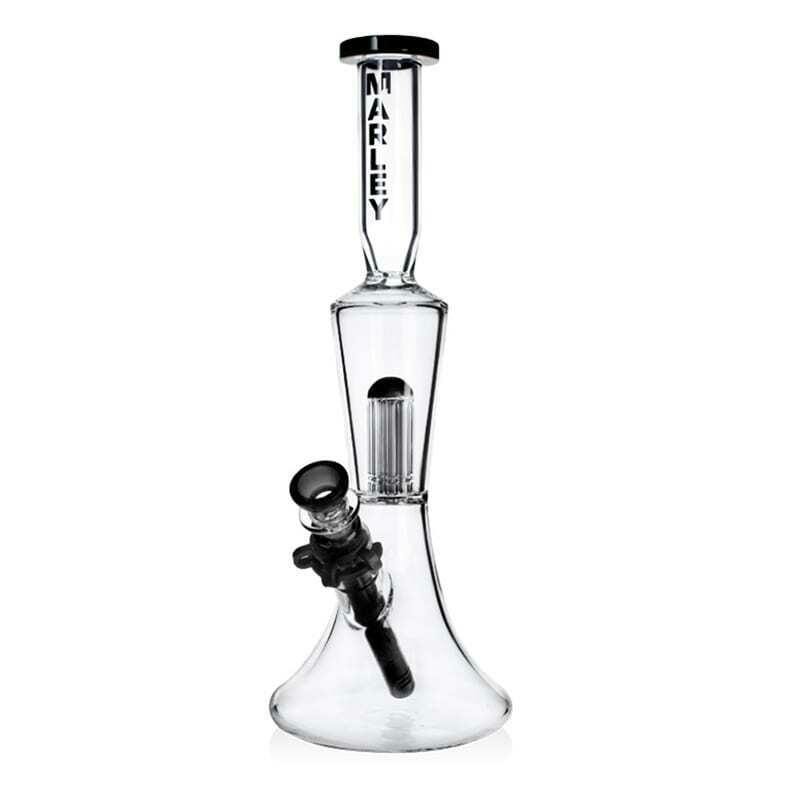 13.5" Marley Hourglass Crown Beaker - Black