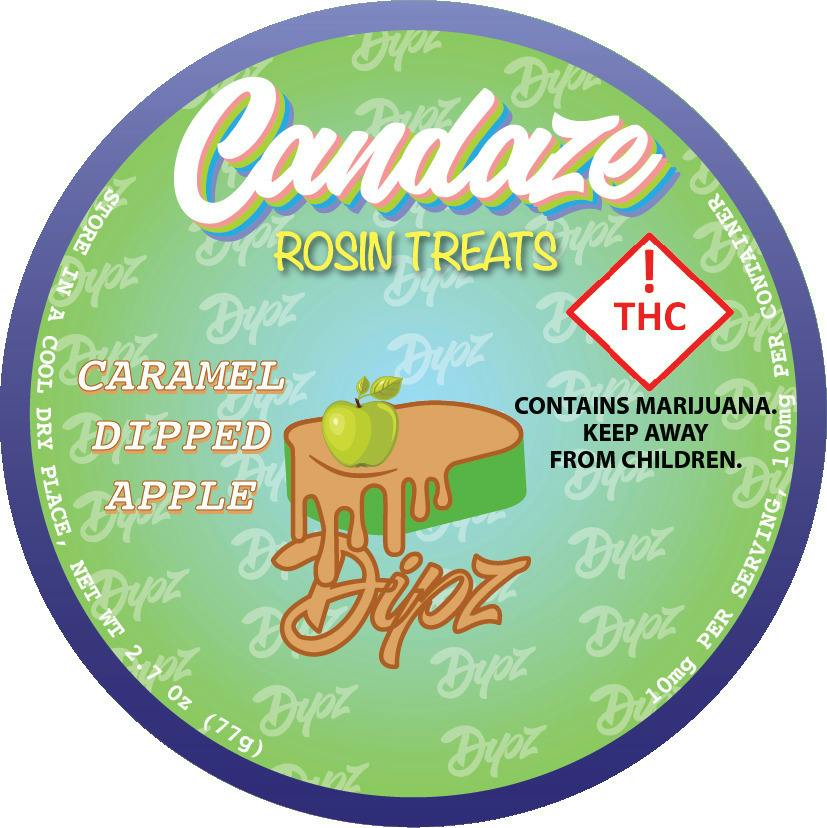 Candaze Rosin Treats - Dipz - Caramel Dipped Apple (S)