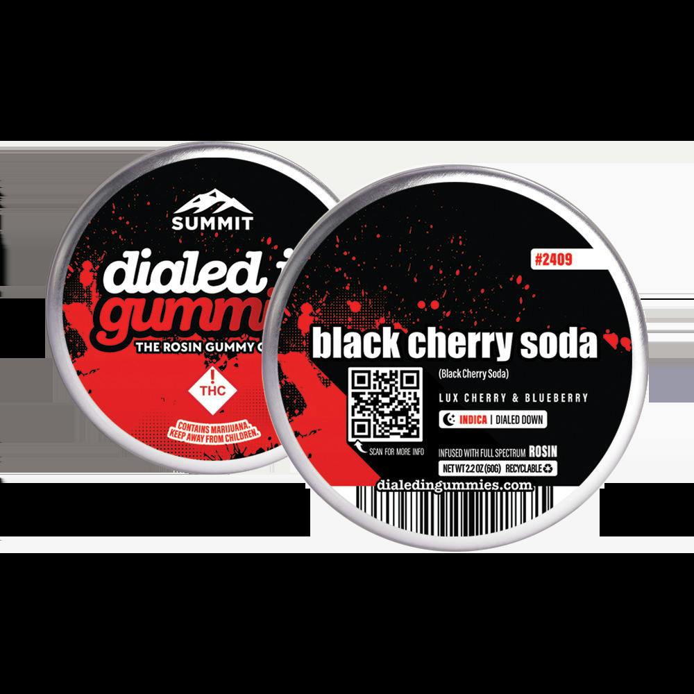 Dialed In - Rosin Gummies - Black Cherry Soda (S)