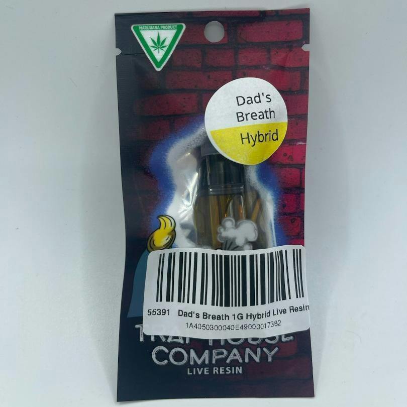 Trap House-Dad‘s Breath 1G Hybrid Live Resin Cart