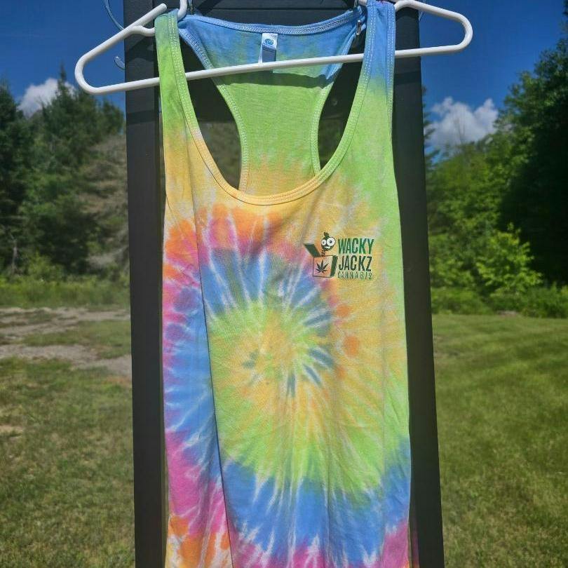 Tie-Dyed Racerback Tank Top