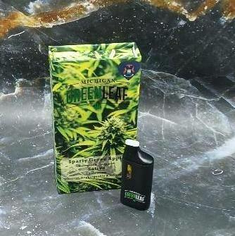 Michigan GreenLeaf Sparty Green Apple 1G Sativa Discreet Disposable