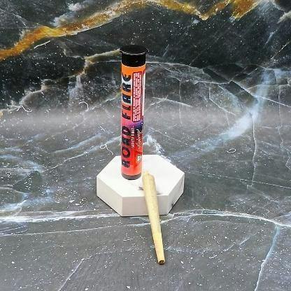 Road Flare White Wedding 1.5G Full Flower infused with Bubble Hash, THCA and Terps