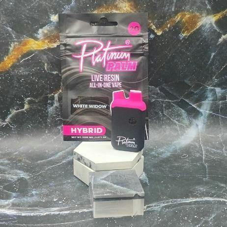 White Widow 2G Live Resin AIO-Hybrid-Platinum Palm