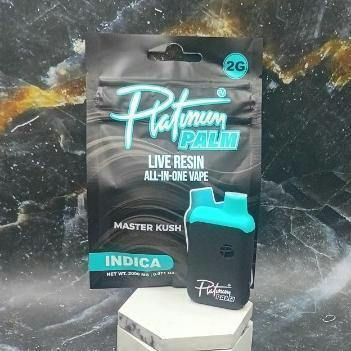 Master Kush 2G Live Resin AIO-Indica-Platinum Palm