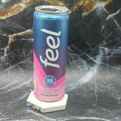 Cotton Candy Grape 25MG Cannabis Energy Drink-ECP