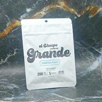 El Cheepo Grande Twisted Razz 5 x 40MG Gummies