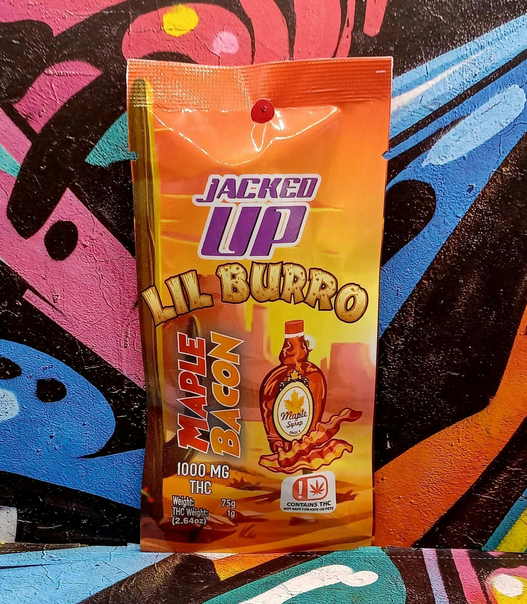Twice Backed Lil Burro Maple Bacon Milk Chocolate 1000mg