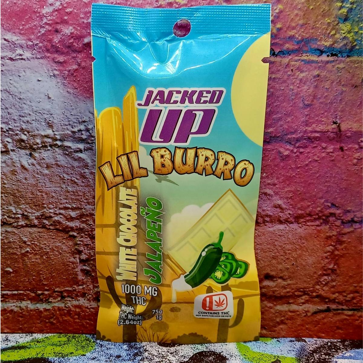 Twice Backed Lil Burro White Chocolate Jalapeno 1000mg