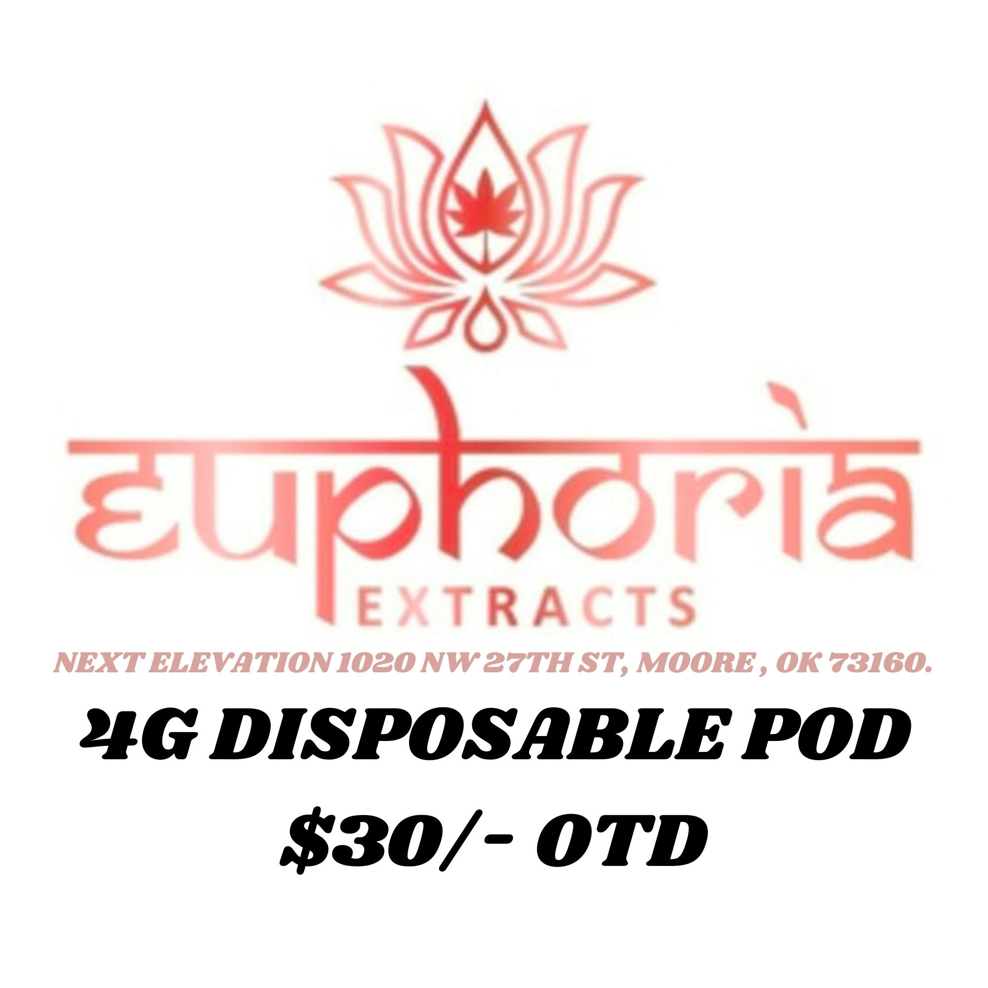 EUPHORIA WHITE WIDOW 4G DISPOSABLE