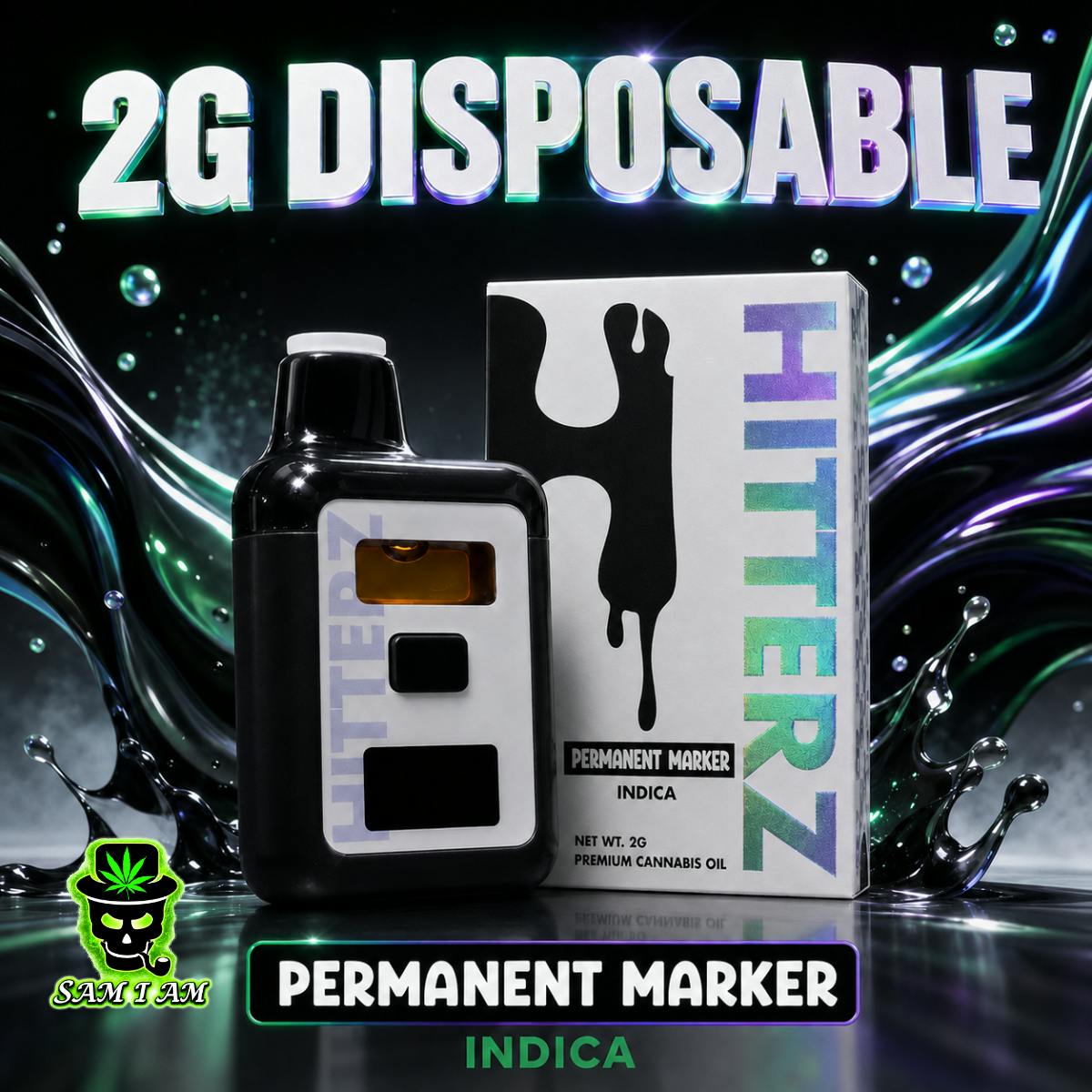 HITTERZ PARMANENT MARKER 2G DISPOSABLE