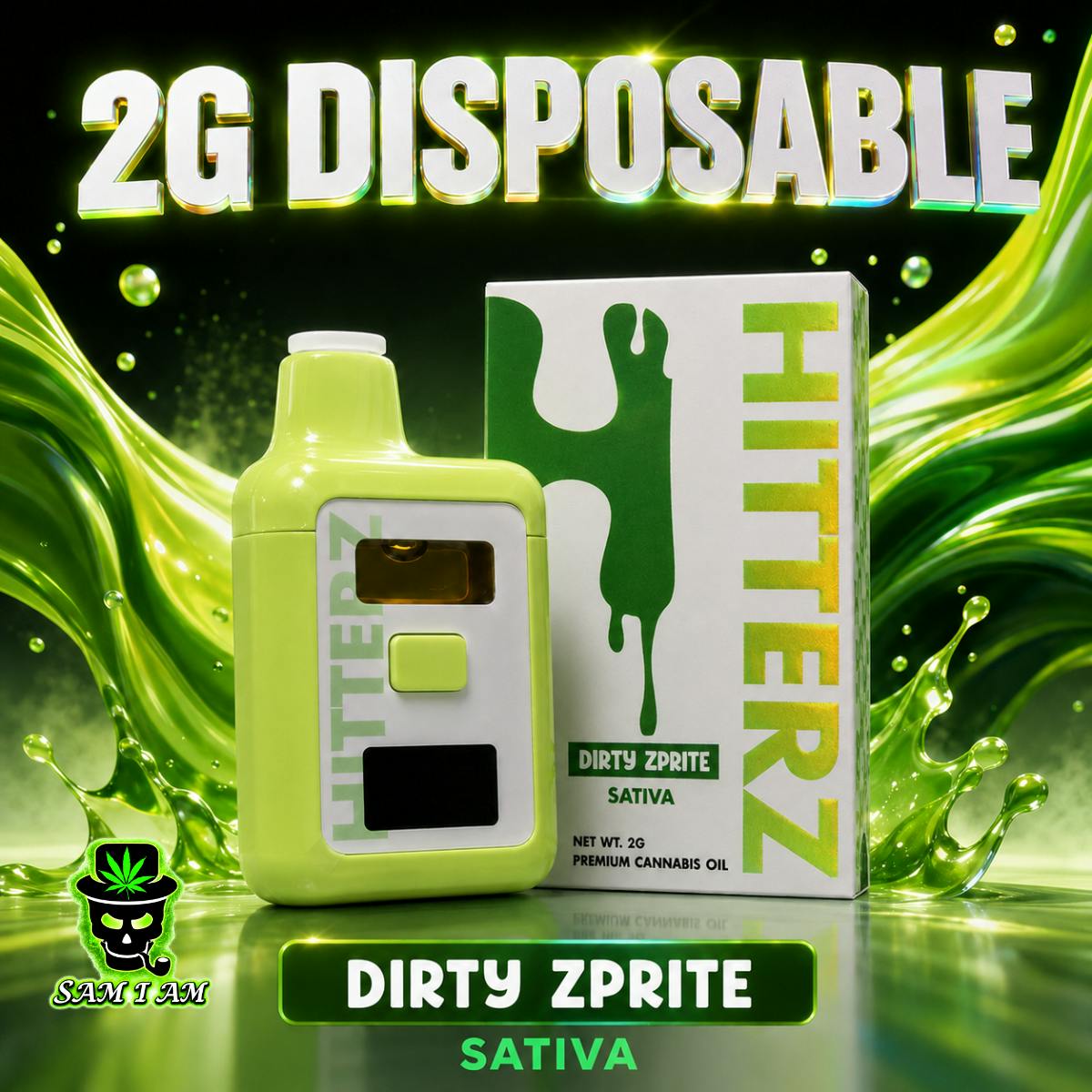 HITTERZ DIRTY ZPRITE 2G DISPOSABLE