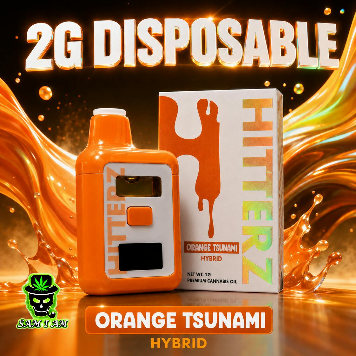 HITTERZ ORANGE TSUNAMI 2G DISPOSABLE