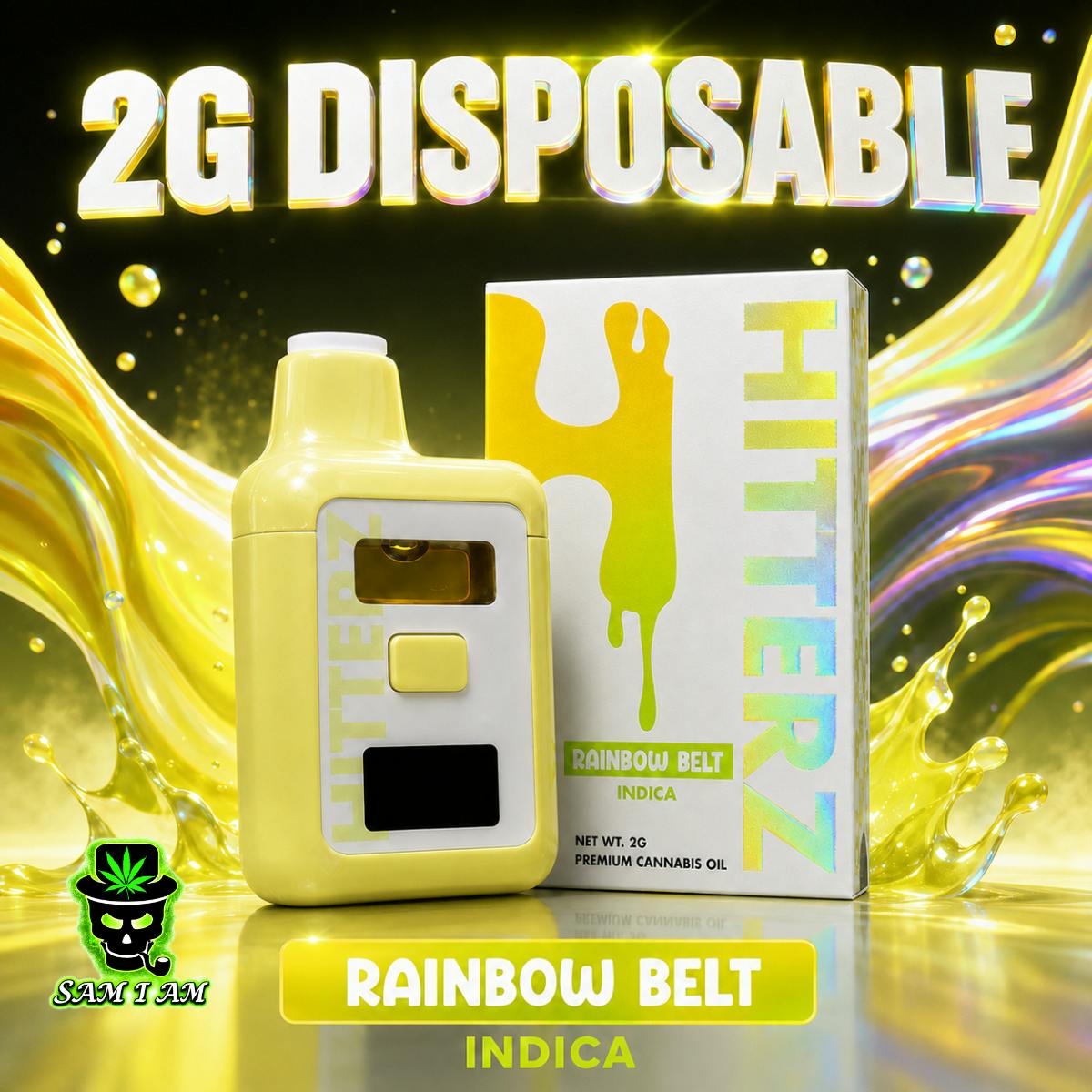 HITTERZ RAINBOW BELT 2G DISPOSABLE