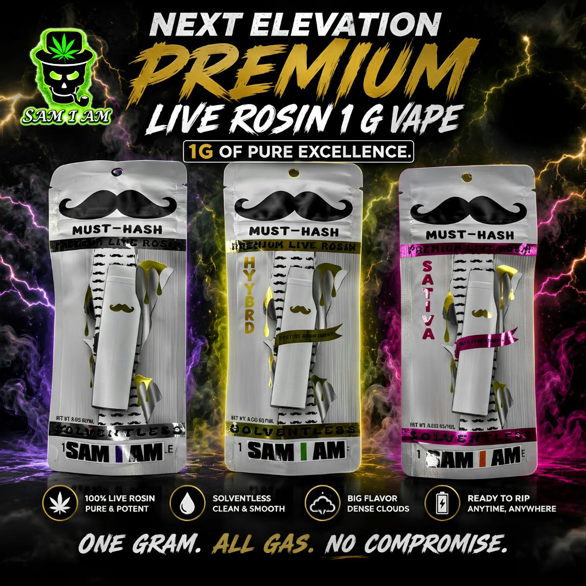 MUST-HASH GMO 1G DISPOSABLE