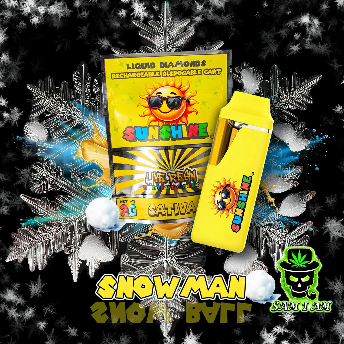 SUNSHINE SNOWMAN 2G DISPOSABLE