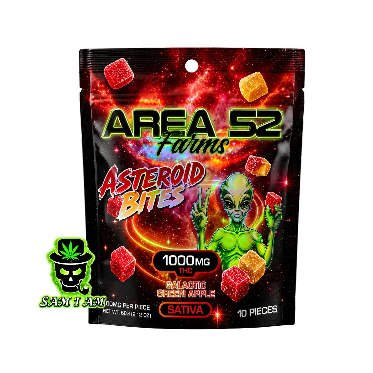 ASTEROID BITES GALACTIC GREEN 1000MG